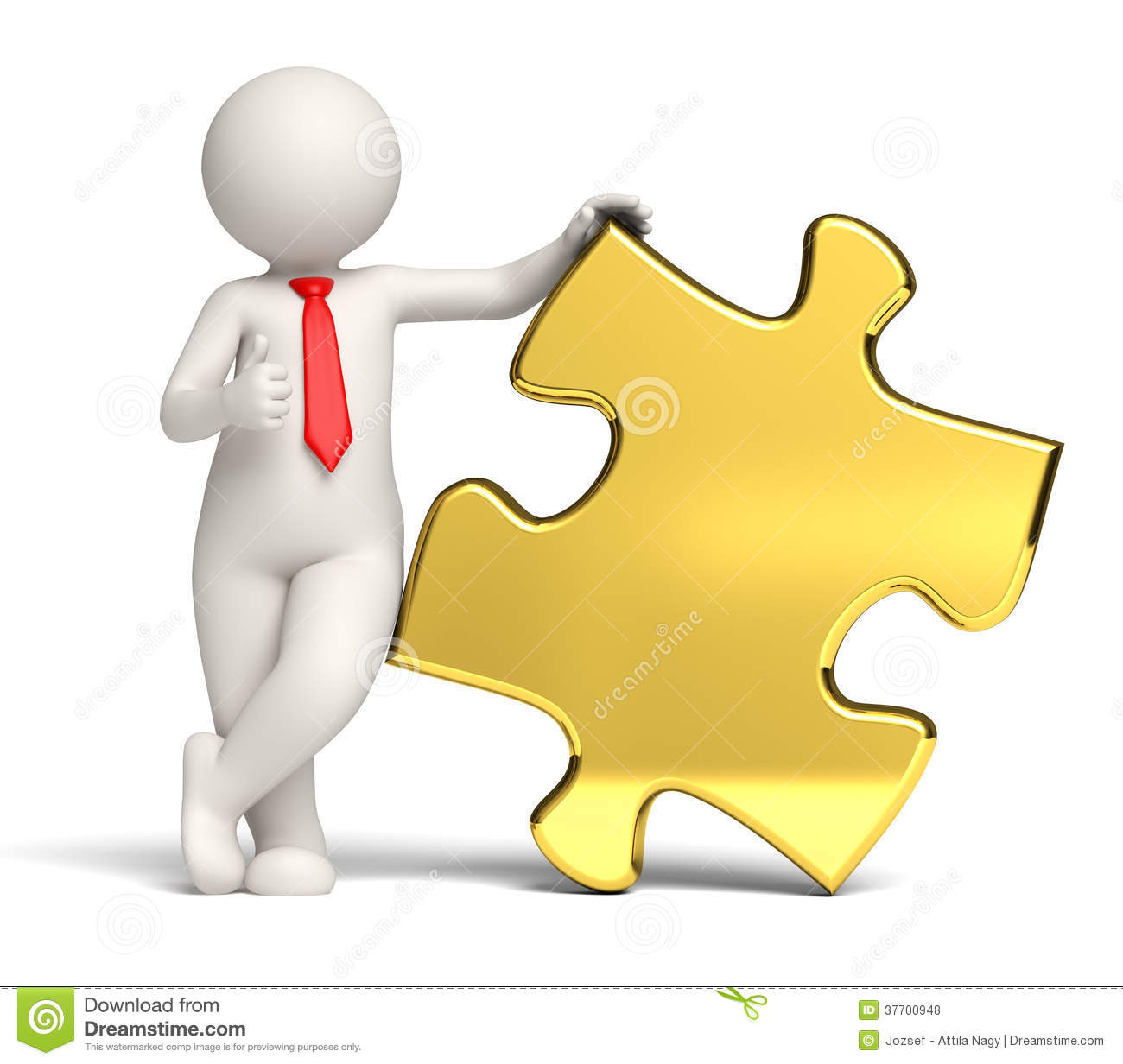 3d-business-man-thumbs-up-solution-gold-puzzle-copyspace-37700948